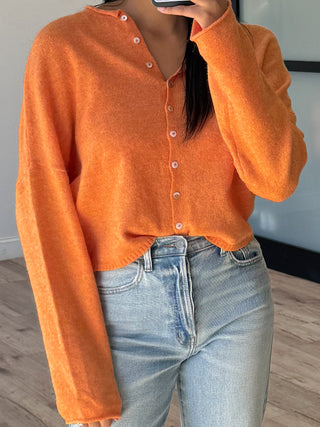 Isla Cardigan | Pumpkin