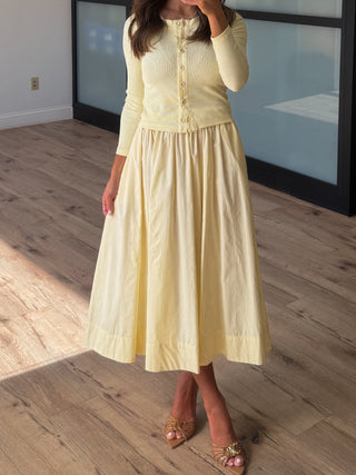 Meant To Be Button-Front Top | Daffodil