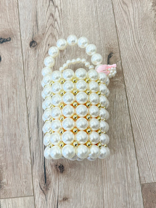 Mini Pearl Bucket Bag