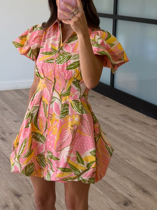 Pura Vida Bubble Hem Dress