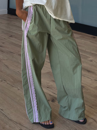 Laced Up Track Pants | +Plus Available