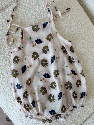 Wildflower Infant Bubble | Ivory | Tiny Talulah | FINAL SALE