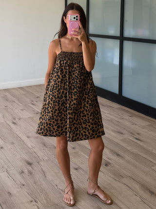 Summer Safari Leopard Dress