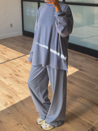 Just Lounging Knit Pullover | Lagoon | RESTOCK