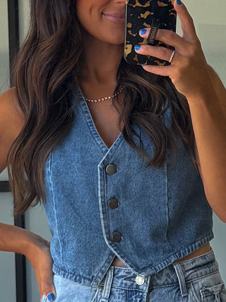Roxie Denim Vest