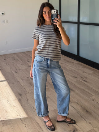 Move Along Stripe Tee