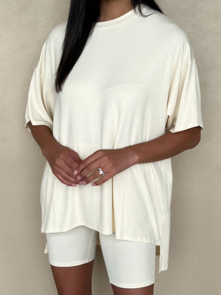 Novi Ribbed Tee + Shorts Set | Daffodil | +Plus Available