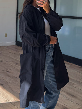 Portland Rain Jacket | Black | RESTOCK