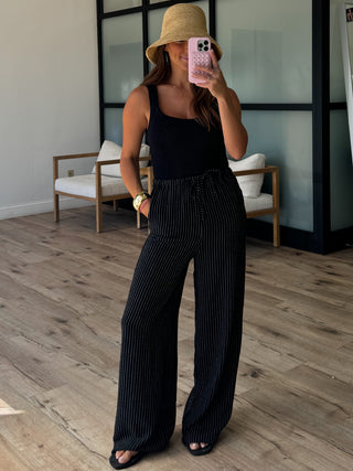Perrie Stripe Casual Pant