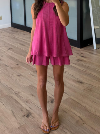 Drift Two Piece Set | Raspberry