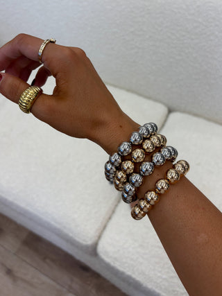 Bubble Beaded Bracelet Stack | 2 Colors Available | RESTOCK