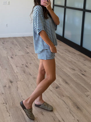 Laidback Blues Contrast Tee