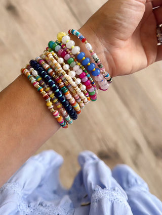 Stacking Dainty Beaded Bracelets | 8 Colors Available