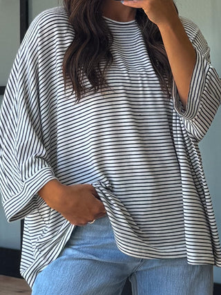 Dremme Brushed Knit Top | Ivory