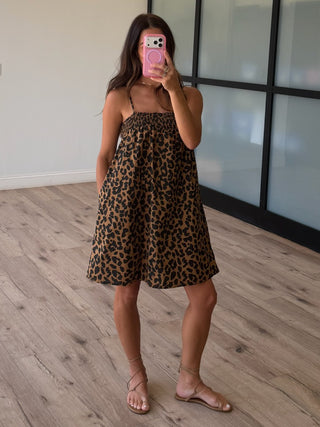 Summer Safari Leopard Dress