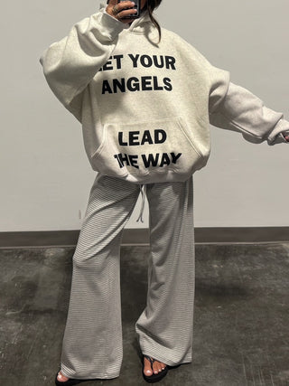 "Let Your Angels Lead" Graphic Hoodie