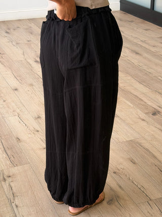 Austyn Baggy Balloon Pants | Black