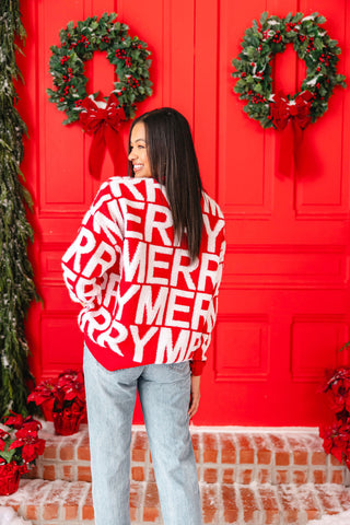 Very Merry Sweater | Red