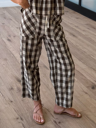Brownie Points Gingham Trousers