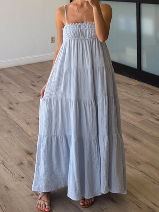 Carried Away Maxi Dress | Light Blue