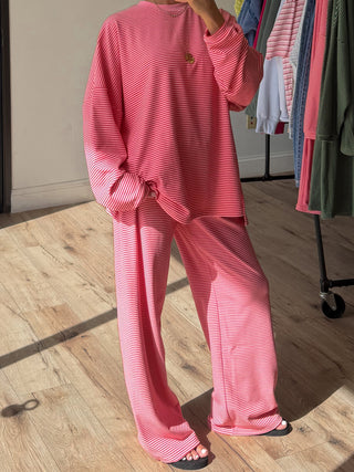 Just Lounging Knit Pullover | Cherry Blossom | RESTOCK