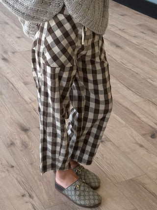 Brownie Points Gingham Trousers