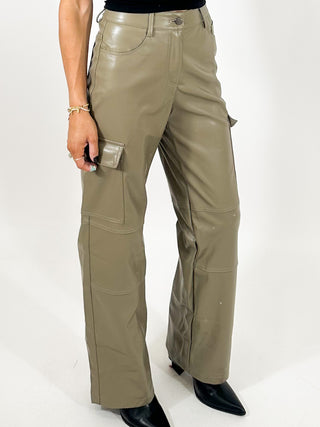 Banks Faux Leather Cargo Pants | FINAL SALE