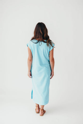 On The Go Midi Dress | Aqua