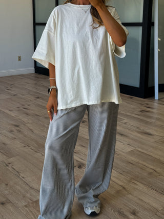 Just Lounging Brush Knit Pants | Grey