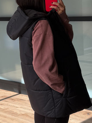 Slight Chill Padded Vest | Black
