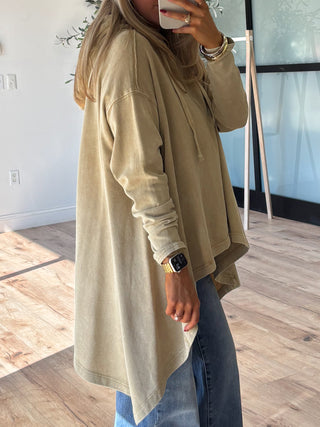 Rocky Oversized Hoodie | Taupe