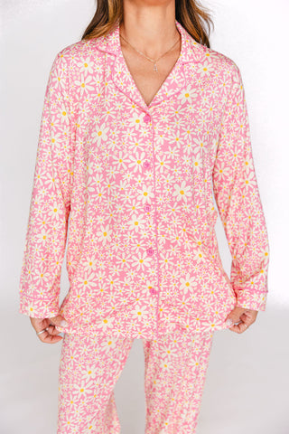 Ditsy Daisy Women's Pajama Set | +Plus Available
