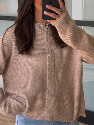 Reyes Button Cardigan | Oatmeal