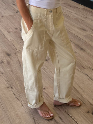 Mission Utility Barrel Pants | Bone