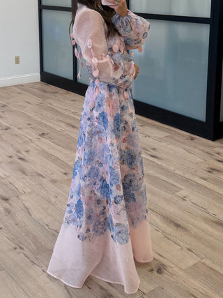 Rose Ceil Floral Maxi Dress