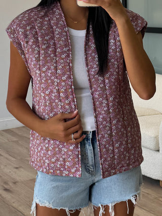 Gardenia Quilted Vest | FINAL SALE