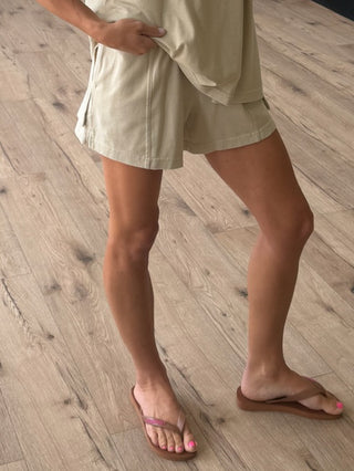 Field Day Tee + Shorts Set | Oat