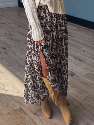 Falling Leaves Tiered Skirt | +Plus Available | RESTOCK