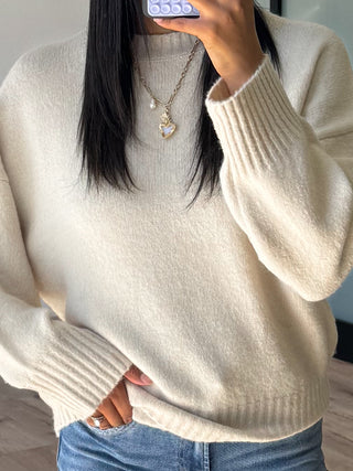 Berkshire Knit Sweater | Cream