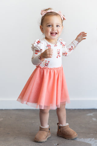 Girls Here Comes Santa Twirl Dress | Tiny Talulah