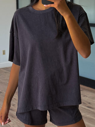 Days End Cotton Tee | Black | +Plus Available | RESTOCK