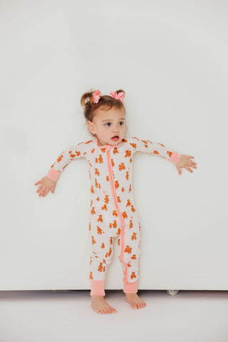 Love You Beary Much Sleep Onesie | Pink | Tiny Talulah