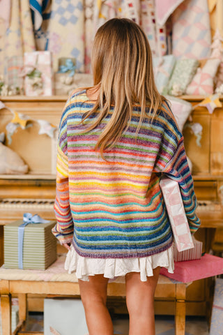 Radiant Hues Knit Sweater | +Plus Available