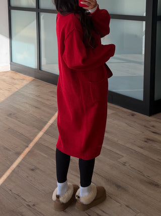 Cherry Longline Cardigan