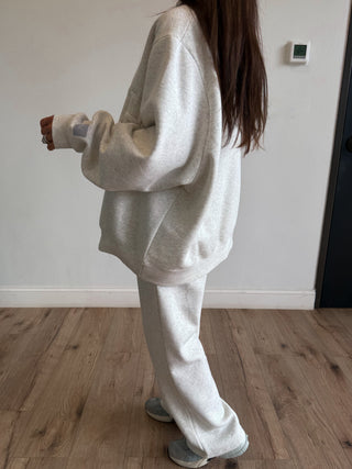 "TALULAH" Mock Neck Sweatshirt | Grey | +Plus Available