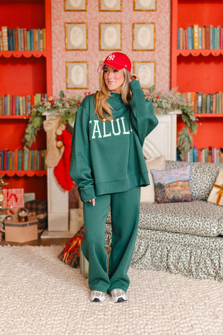 "TALULAH" Mock Neck Sweatshirt | Forest | +Plus Available