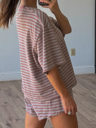 In The Air Relaxed Tee | Smoky Rose