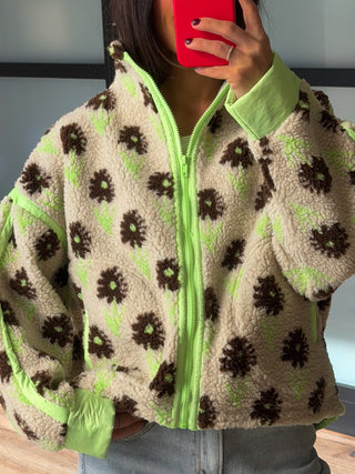 Sublime Flowers Teddy Jacket