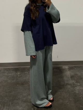 Double Up Lounge Pants | Lagoon