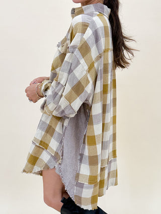 Frasier Oversized Shirt Dress | Golden | +Plus Available | RESTOCK